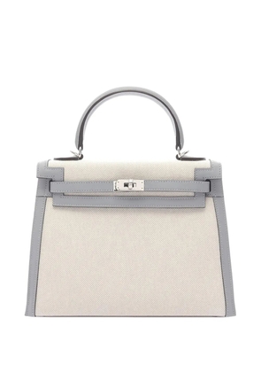 Hermès Pre-Owned 2025 Toile and Swift Kelly II Sellier 25 satchel - Brown