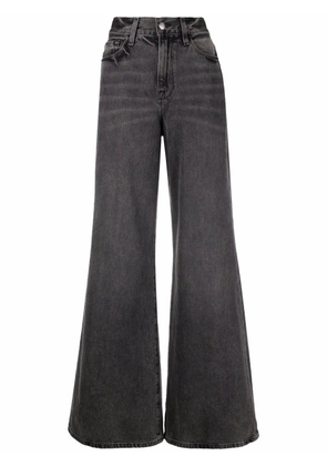 FRAME faded flared jeans - Black