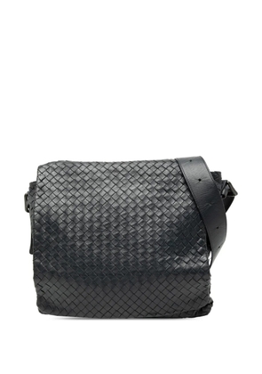 Bottega Veneta Pre-Owned 2012-2025 Nappa Intrecciato Flap crossbody bag - Black