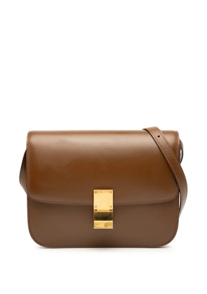 Celine Pre-Owned 2018 Medium Calfskin Classic Box crossbody bag - Brown