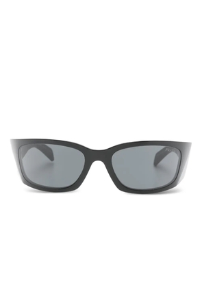 Prada Pre-Owned rectangle-frame sunglasses - Black