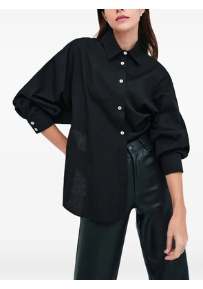 Marcella Ezra diagonal-seams shirt - Black