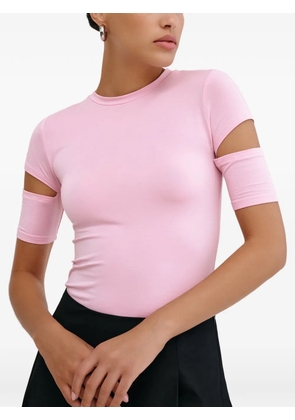 Marcella Esme cut-out-detail T-shirt - Pink