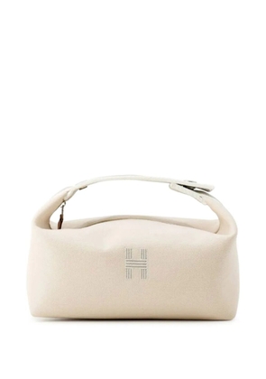 Hermès Pre-Owned 2021-2025 Small Toile Bride A Brac Case vanity bag - Brown