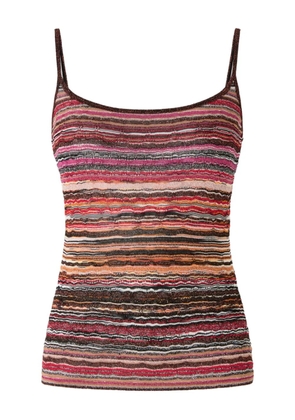 Missoni striped tank top - Black