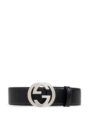 Gucci Interlocking G-buckle belt - Black