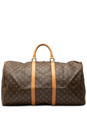 Louis Vuitton Pre-Owned 2001 Monogram Keepall 55 travel bag - Brown