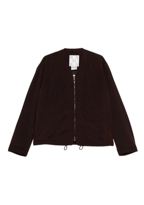 RANRA zip-fastening jacket - Brown