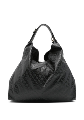 Gherardini monogram-pattern shoulder bag - Grey