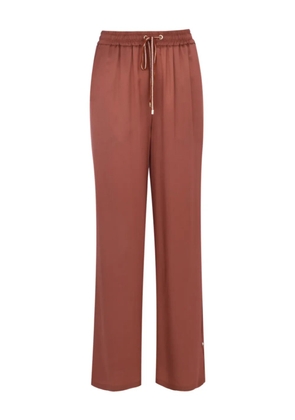 Lorena Antoniazzi drawstring-waist trousers - Brown