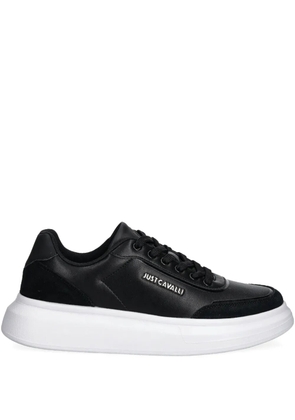 Just Cavalli leather sneakers - Black