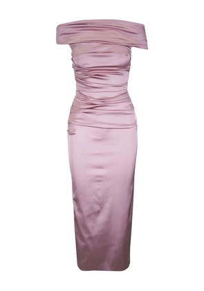 Talbot Runhof satin dress - Pink