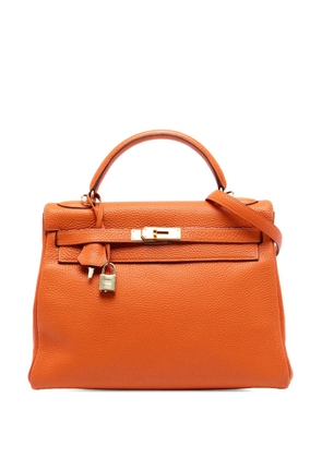 Hermès Pre-Owned 2001 Clemence Kelly II Retourne 32 satchel - Orange