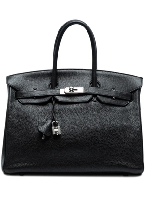 Hermès Pre-Owned 2009 Togo Birkin Retourne 35 handbag - Black