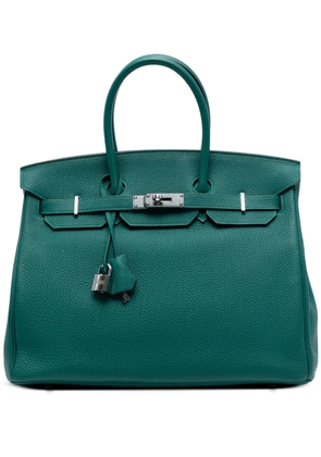 Hermès Pre-Owned 2013 Togo Birkin Retourne 35 handbag - Green