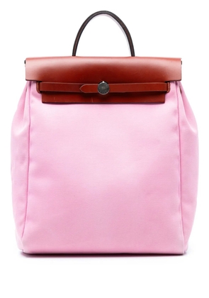 Hermès Pre-Owned 2021 Toile Herbag GM backpack - Brown