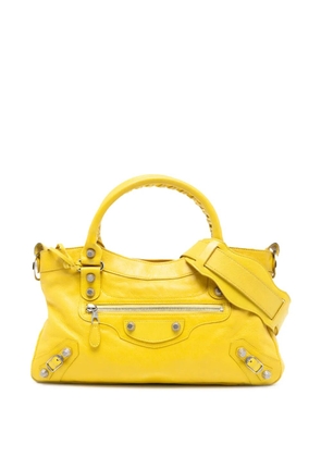 Balenciaga Pre-Owned 2005-2025 Lambskin Motocross Giant 21 First satchel - Yellow