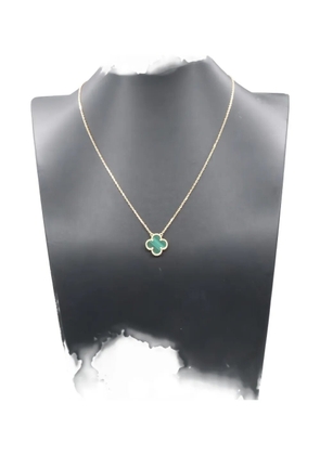 Van Cleef & Arpels Pre-Owned 2010 Alhambra malachite necklace - Gold