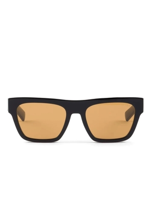Prada Eyewear square-frame logo-print sunglasses - Black