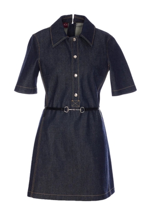 Gucci denim shirt dress - Blue