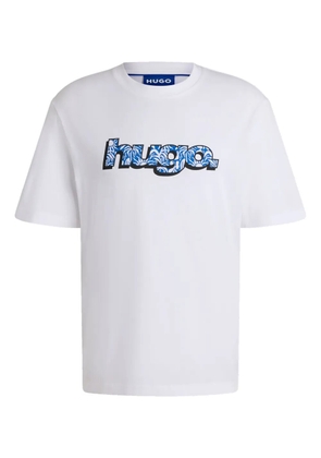 HUGO logo-print T-shirt - White