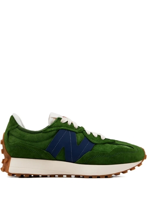 New Balance 327 suede lace-up sneakers - Green