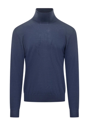 Filippo De Laurentiis turtleneck sweater - Blue