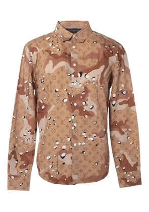 Louis Vuitton Pre-Owned 2020 Camo DNA Monogram shirt - Neutrals