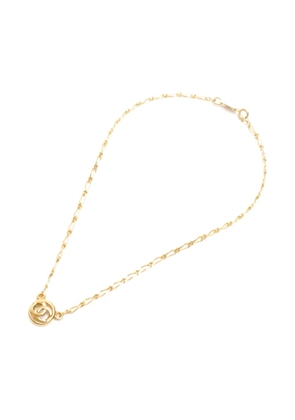 CHANEL Pre-Owned 1982 interlocking-CC necklace - Gold
