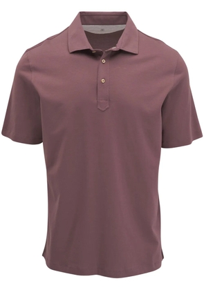 Brunello Cucinelli cotton polo shirt - Red