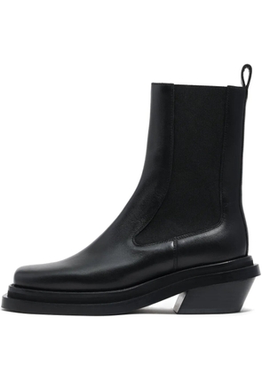 Bimba y Lola 90mm square toe heeled boots - Black