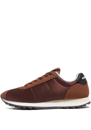 Bimba y Lola 13 18 scalloped-trim sneakers - Brown