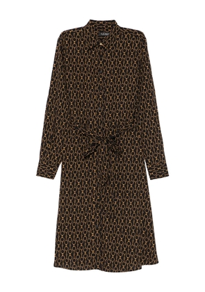 Lauren Ralph Lauren long-sleeve midi dress - Black