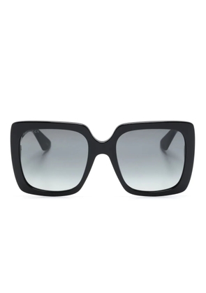 Gucci Eyewear oversize-frame sunglasses - Black