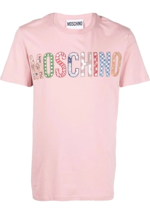 Moschino logo-print T-shirt - Pink