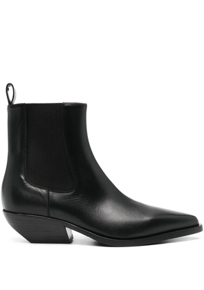 Elena Iachi 45mm leather boots - Black