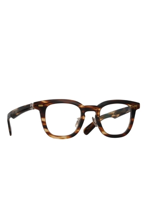 Yellows Plus Lester round-frame glasses - Brown