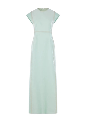 Jil Sander short-sleeve maxi dress - Blue