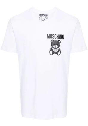 Moschino logo-print cotton T-shirt - White