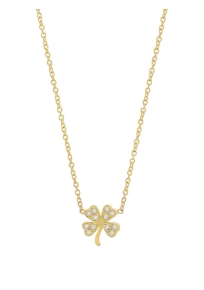 Jennifer Meyer diamond clover necklace - Gold
