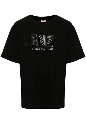 Kenzo logo-tape T-shirt - Black