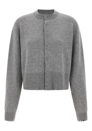 extreme cashmere N°170 Chou button crew-neck cardigan - Grey