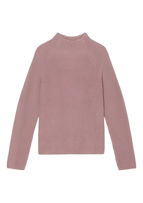 Marc O'Polo high-neck ribbed sweater - Pink
