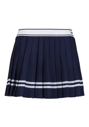 Sporty & Rich pleated striped skirt - Blue