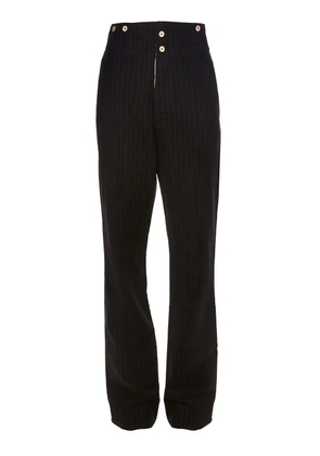 Emiliano Rinaldi Pin stripe trouser - Black