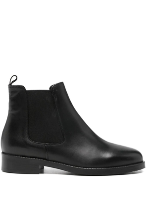 paola parisi 30mm leather chelseaboots - Black