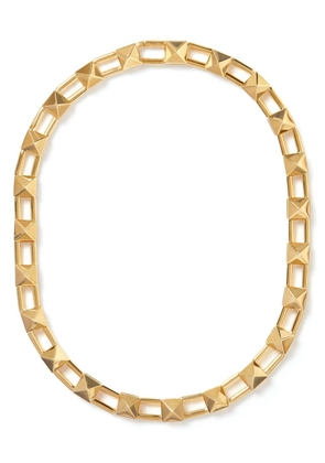 Valentino Garavani Rockstud chain-link necklace - Gold