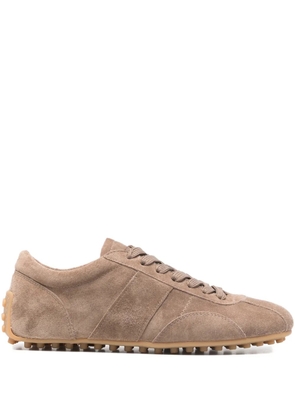 Tod's laced low-top sneakers - Brown