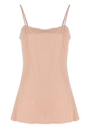 Alberta Ferretti square-neck camisole vest - Neutrals