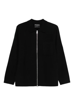 Marc O'Polo zip-up chest-pocket cardigan - Black
